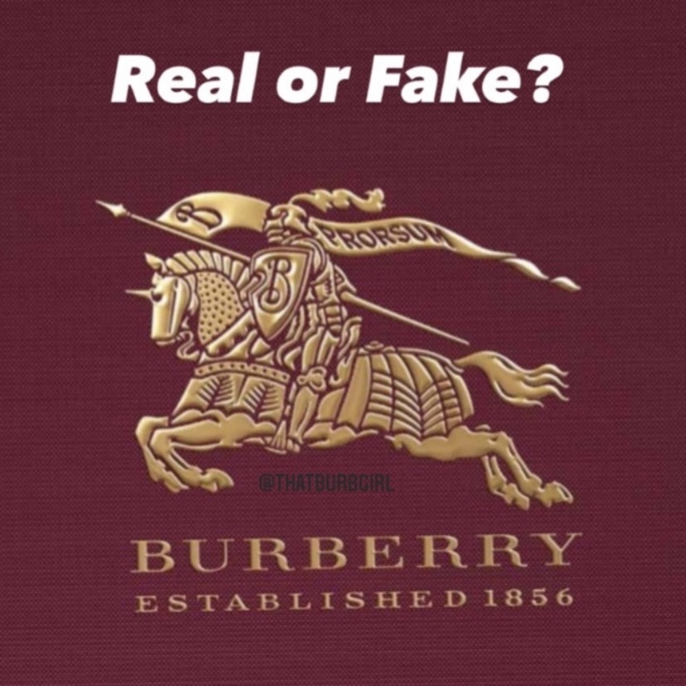 LEARN HOW TO AUTHENTICATE BURBERRY